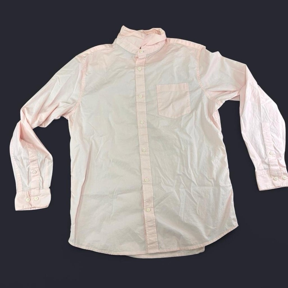 Men's light pink button up shirt : Size M Amazon Essentials